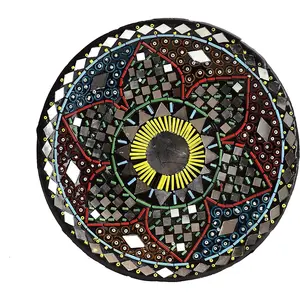 Shisha Moti Craft Decorative Plates [9 inches]