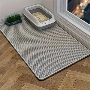 Extra Large Cat Litter Mat Honeycomb Trapper - Waterproof Floor Protector
