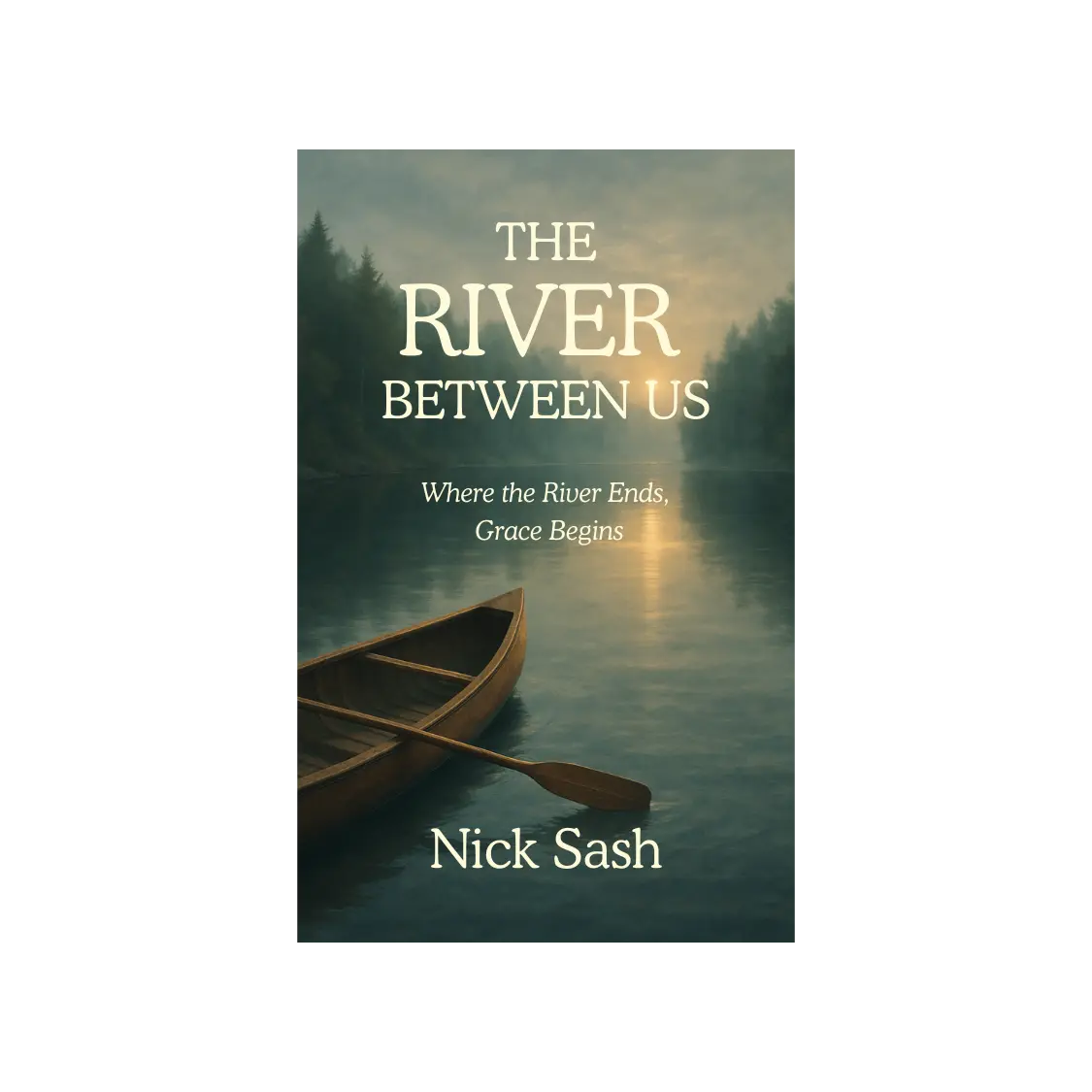 Nick Sash Novel Titled "The River Between Us Where the River Ends Grace Begins" A Story of Brotherhood Redemption and Grace for Men Wrestling with Silence