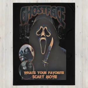 Ghostface Throw Blanket