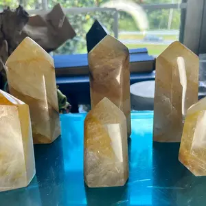 Golden Healer Quartz (Hematoid Quartz) Towers