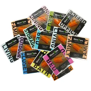 Marketing Mini Moving Label Sample Packs -  Moving Label Promotional Samples for Realtors & Organizers - Pop-by Gifts, Swag Bags, and Client Gifts