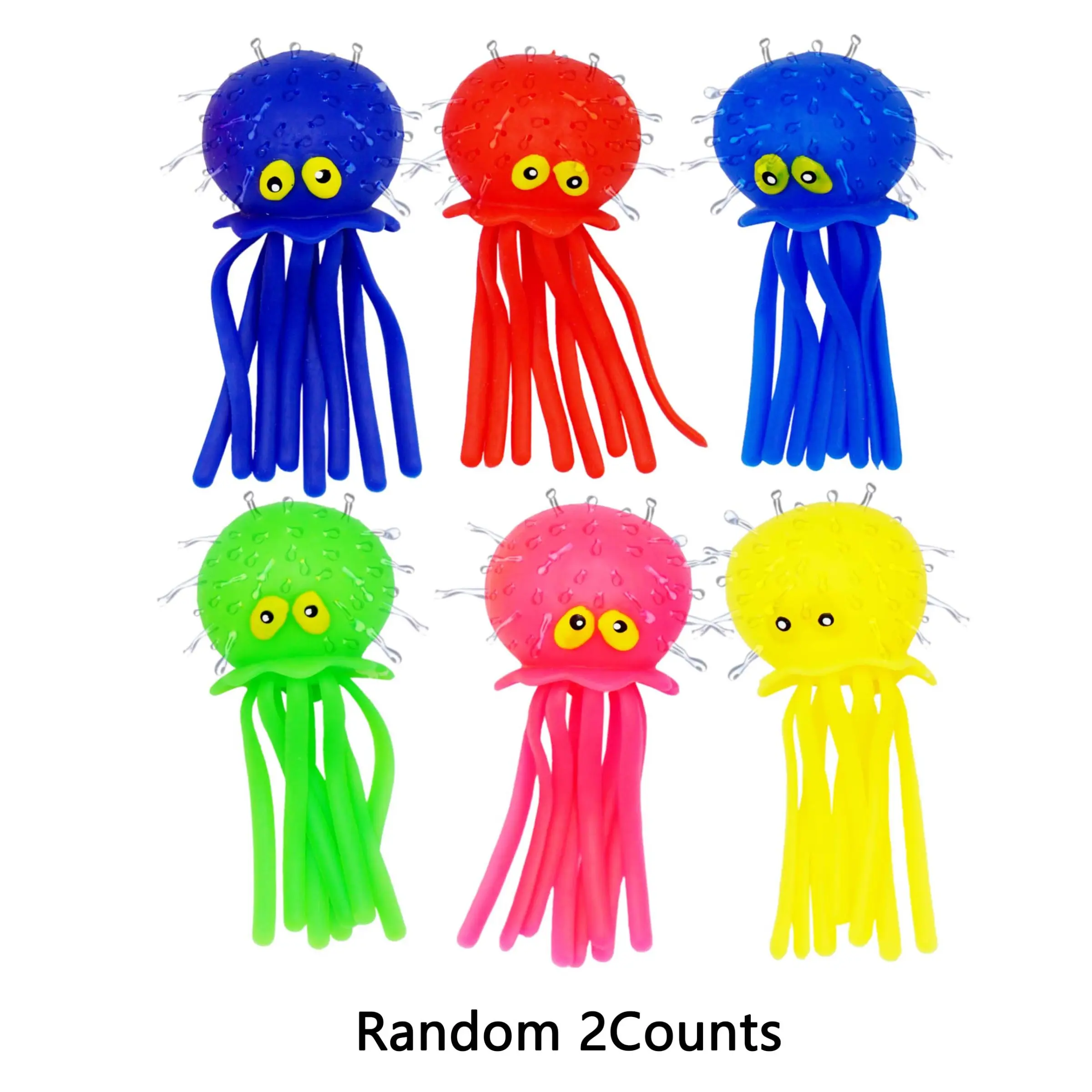 Octopus Water Balls 2 Counts, Pool Toys for Kids, Sensory Octopus Water Bomb, Toddler Bath Toy Bath Time, Swimming Pool Floating Swim Toys