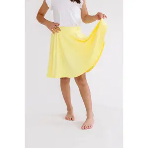 Yellow Twirl Skort