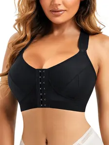 Women's Post-Surgery Compression Bra Top, High Elasticity Fabric, Adjustable Straps, 3D Cup Design, Comfortable Fit, Ideal for Recovery christmas push up bra