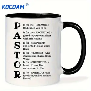 11oz Pastor Appreciation Ceramic Mug Insulated for Hot& Cold Drinks, Reusable, Dishwasher Safe, Perfect Gift for Him or Her, Birthday or Holiday Present, Pastor Definitions Included