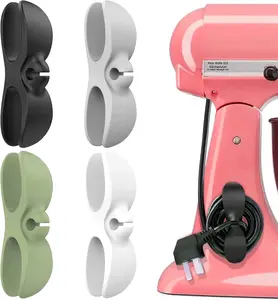 Cord Organizer for Appliances, 4 Pack Cord Wrapper for Appliances, Kitchen Appliance Cord Organizer Holder for Storage Home Appliances Cord Hider (4 Pack)