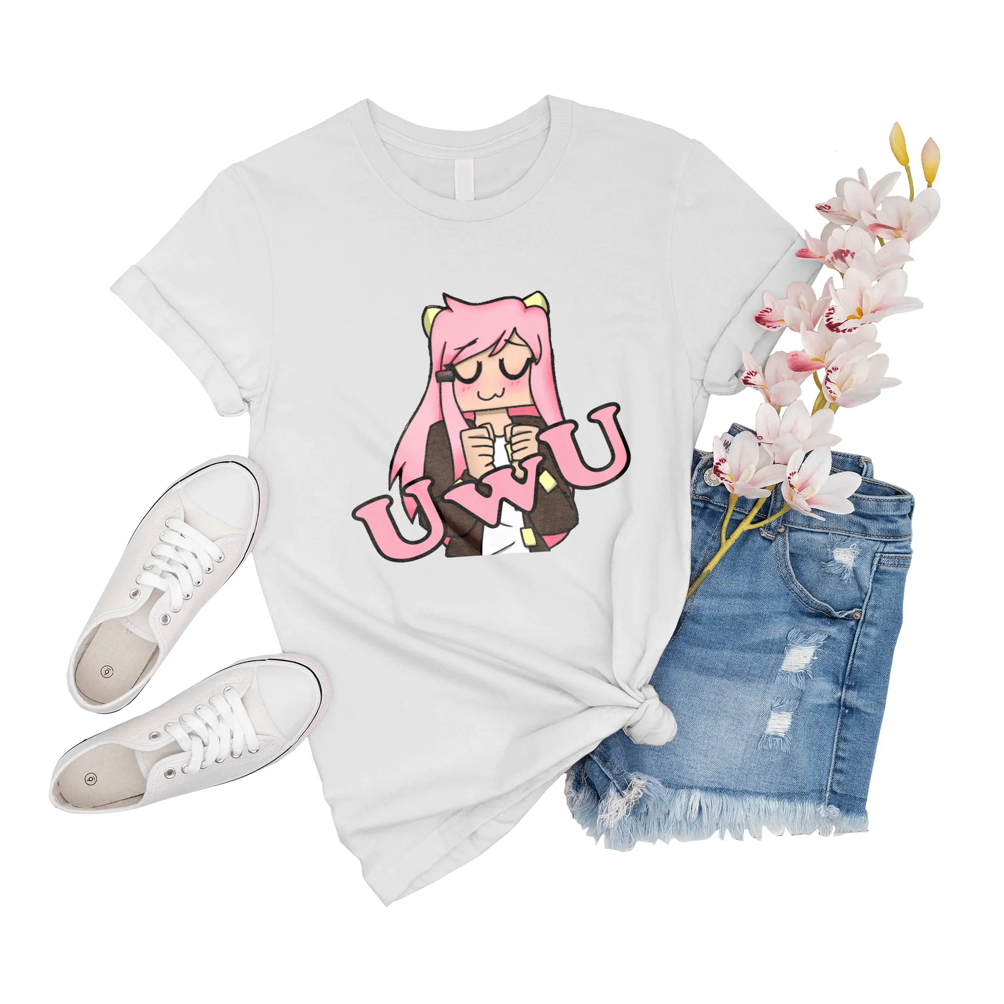 T-Shirt Unisex Minecraft Couch Uwu Shawnee Edition Boy Gift For Men Family Event Friend Girl Sleeve Big Women Tee Shirt