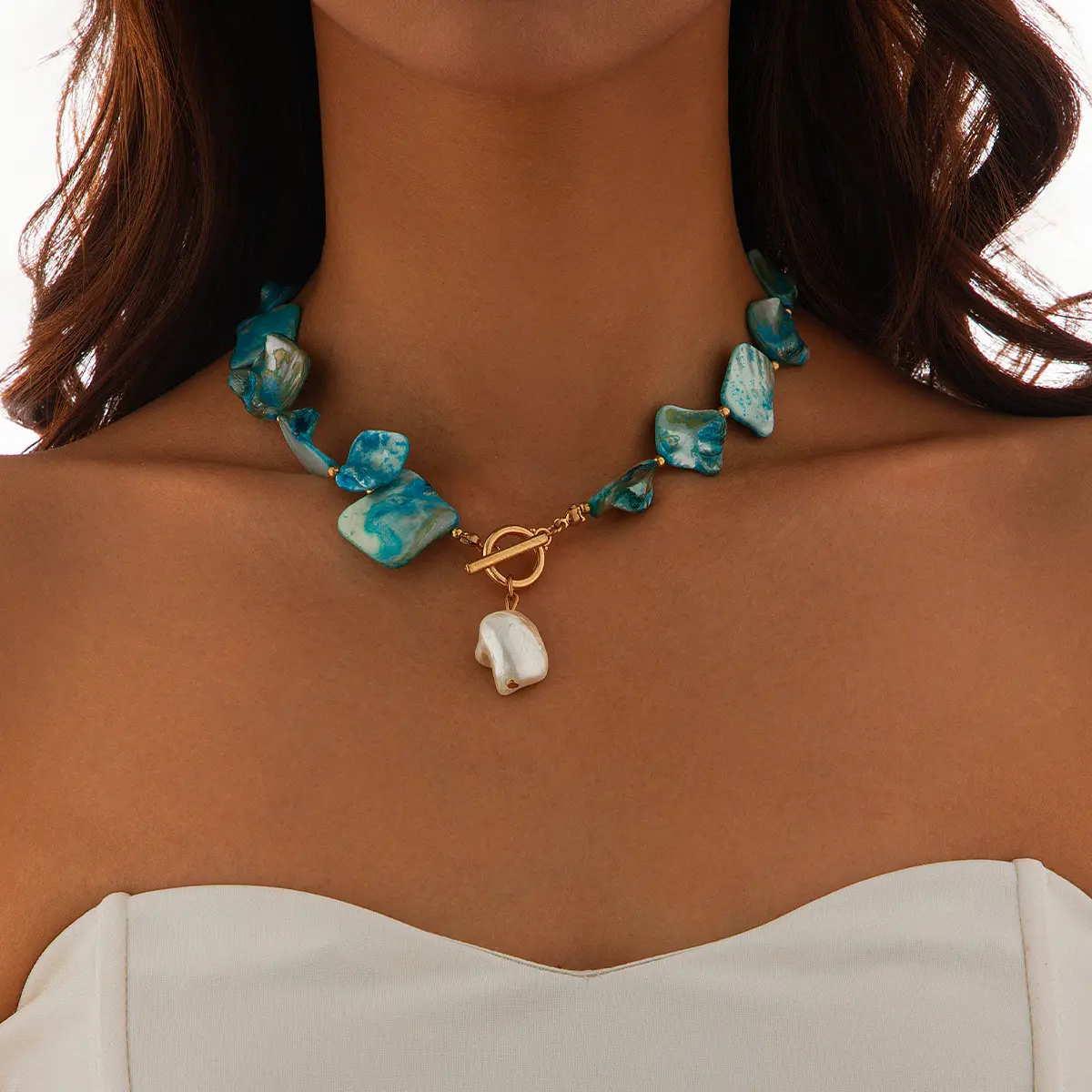 05 Blue Necklace 6639