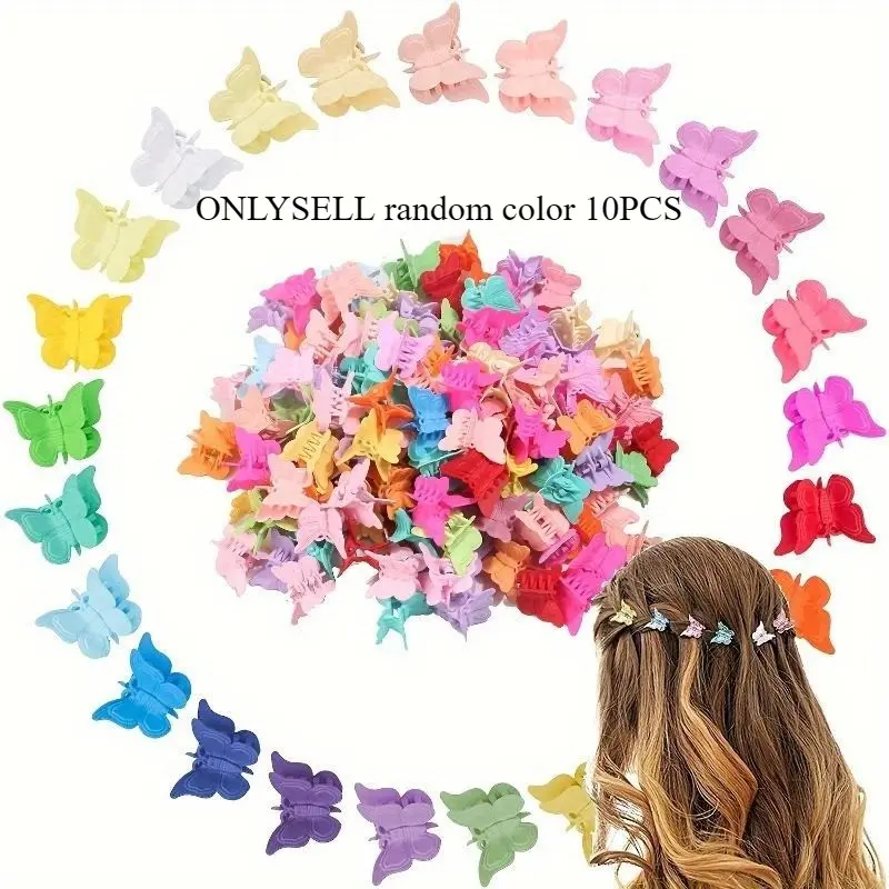Butterfly Shaped Hair Clip, Colorful Hair Accessories for Women & Girls, DIY Hair Accessories for Daily Use, Hair Accessories for Party, Daily Clothing Decor, Butterfly Hair Clips, Decorative Hair Clips, Hair Decoration