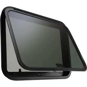 RV Exit Window 30" W x 22" H – Ultra Thick Tempered Glass Camper Emergency Window with Trim Kit for 1-3/4’’ Wall Thickness, Easy Installation, Safe Exit and Weather-Resistant