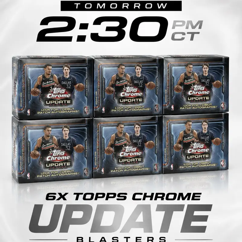 TOPPS CHROME BREAK (6 BLASTER)