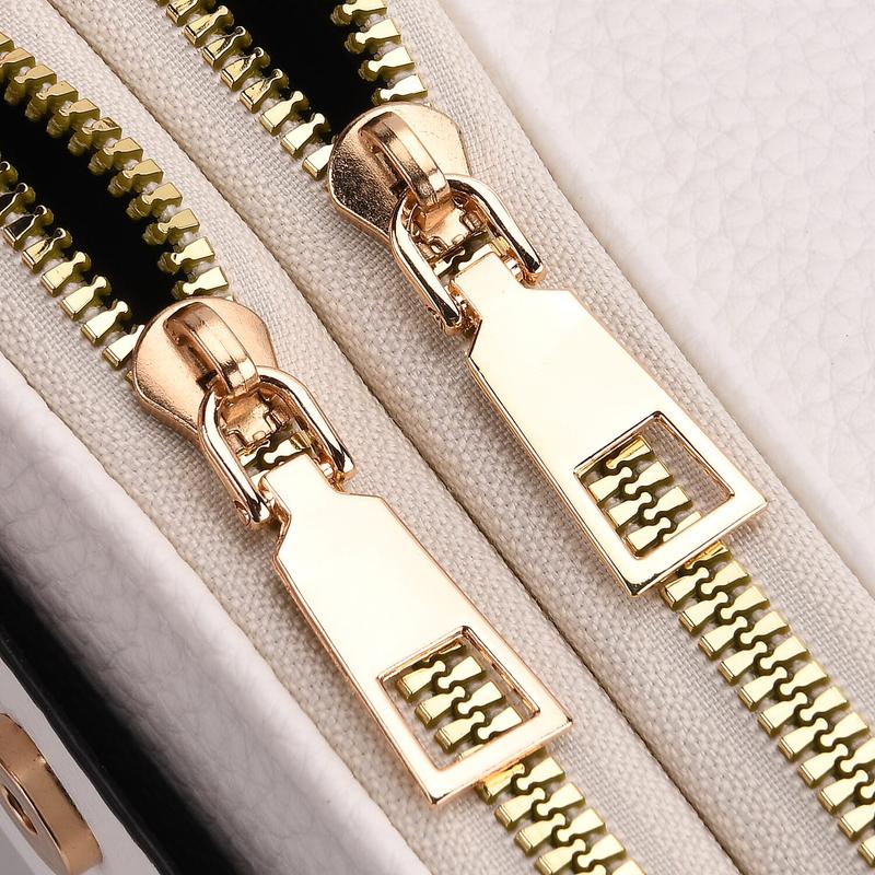 Shop LC White Solid Faux Leather Crossbody Wallet with Shoulder Strap