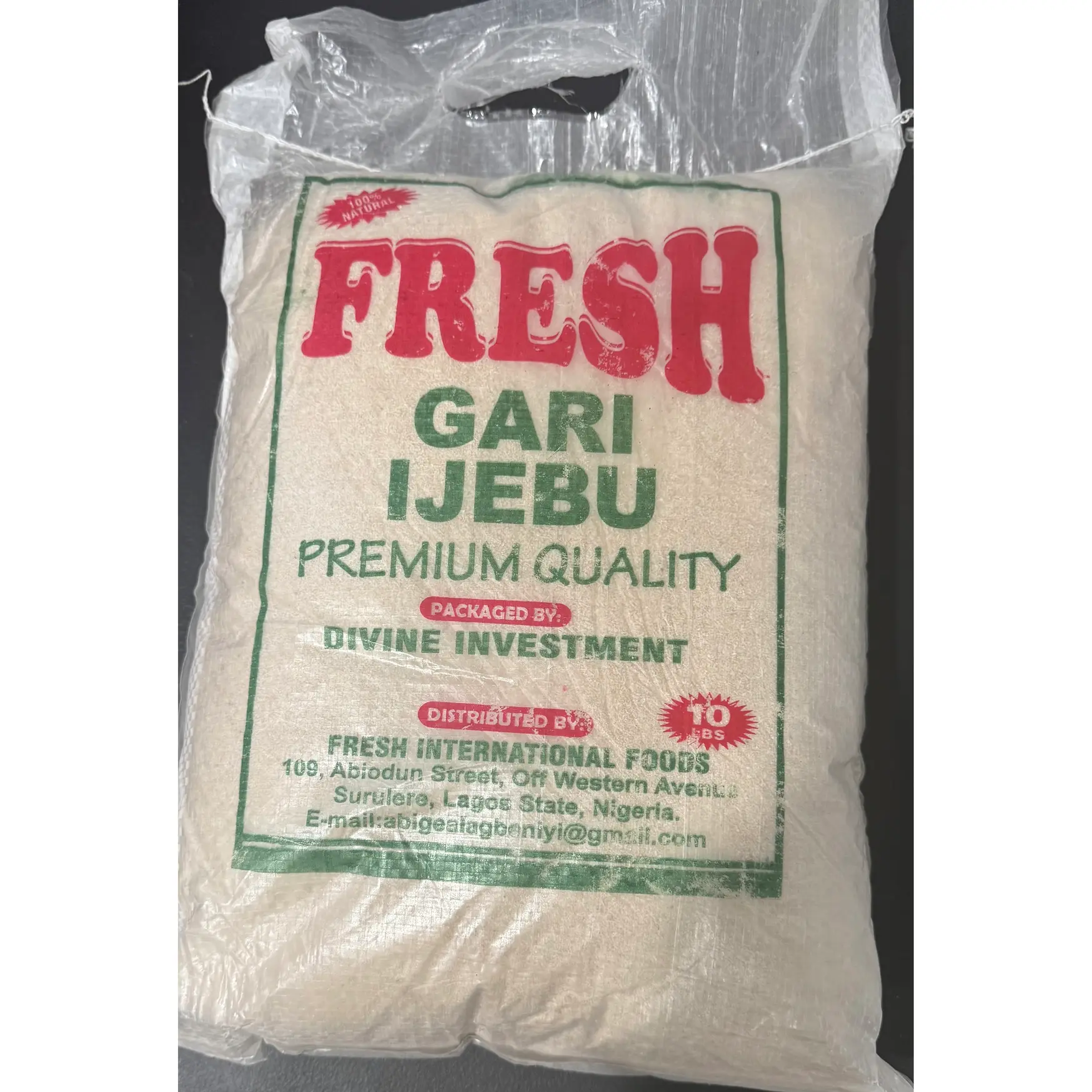 Fresh Ijebu Gari - 5lbs