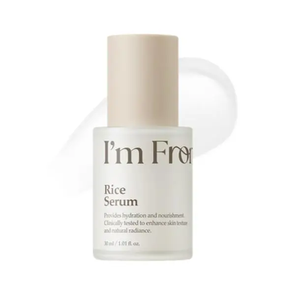 I'm From Rice Serum, Glow Deep Soothing Rice Serum, Glass&Dewy, Hydration, Daily, All Skin Types, Korean Skin Care 1.01fl.oz