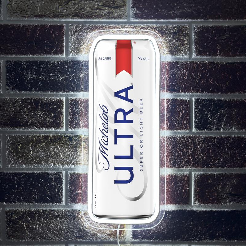 Michelob ULTRA Beer Neon Sign for Wall Decor Dimmable Beer Neon Signs Bar Led Sign Neon Sign for Man Cave Light Up Sign for Bedroom Home Bar Shop Pub Bistro Party Hotel Game Room Decor Gifts