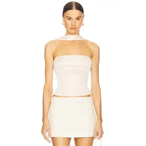 L'Academie by Marianna Limah Top in Off White