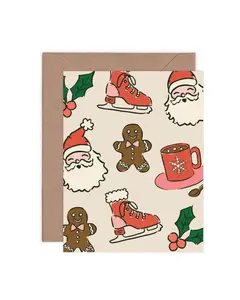Festive Collage Greeting Card