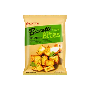 LOTTE Korea Onion Biscotti Bread Crisps 70g - Savory Korean Snack