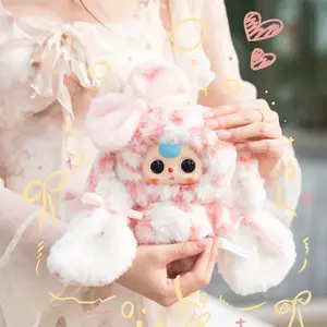 【OK】--Baby Three-Little Rabbit Returns Plush Toy Doll  ，Stuffed Anima，Backpack or clothing decoration，Soft Furry Collectibles，Stuffed Animal，Bunny Plush Dolls