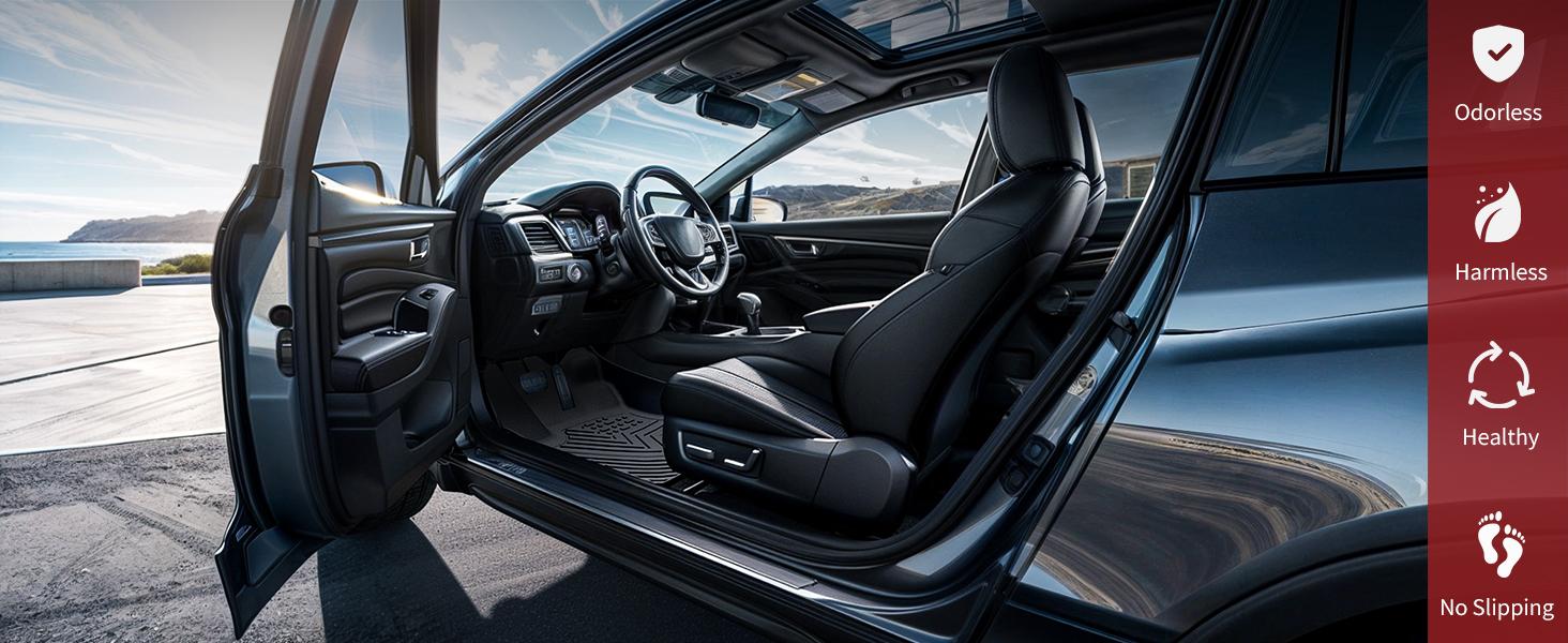 YITAMOTOR Floor Mats for 2019-2024 Toyota RAV 4(NO Hybyid & Prime), 2013-2018 Toyota RAV4 Standard Models, 1st & 2nd Row