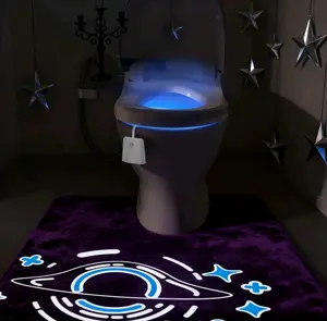 Toilet Projection Night Light, Motion Sensor LED Toilet Light, Color Changing Glow Bathroom Light, Funny Gadget for Home & Guests