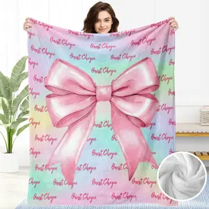 Nordic Minimalist Fleece Throw Blanket – Soft Sofa Decorative Blanket