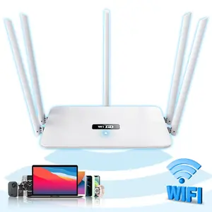 2026 WiFi Router,300Mbps Band,Signal Extender Covers up 5000 sq. ft & 4 LAN Ports for 60 Devices,Perfect for Home & Office,Gifts, Repeater Extender