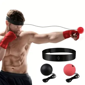 Adjustable Headband Boxing Reflex Ball Set, Different Weights, Speed & Hand-Eye Coordination Training, Kids Boxing Equipment, Replacement Kit, Boxing Speed Trainer