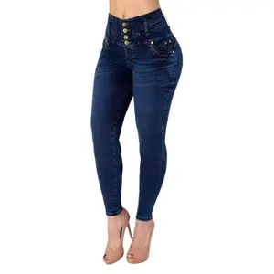 BUTT LIFTING JEANS DARK BLUE TK419