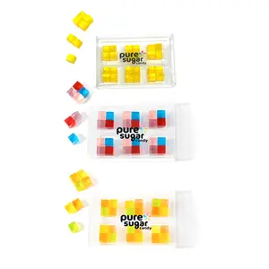 CANDY CUBES 3-PACK BUNDLE - FRUITY FLAVORS! Citrus Blend, Very Berry, Pineapple Banana - 3 packs with 24 candy cubes each