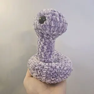 Handmade Crochet Snake Plushie