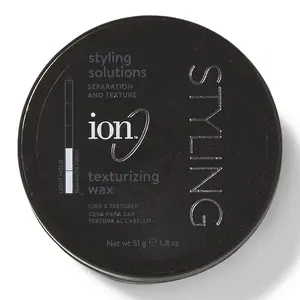 ion Texturizing Wax, Adds Definition, Pliable Hold, Lightweight, LongLasting