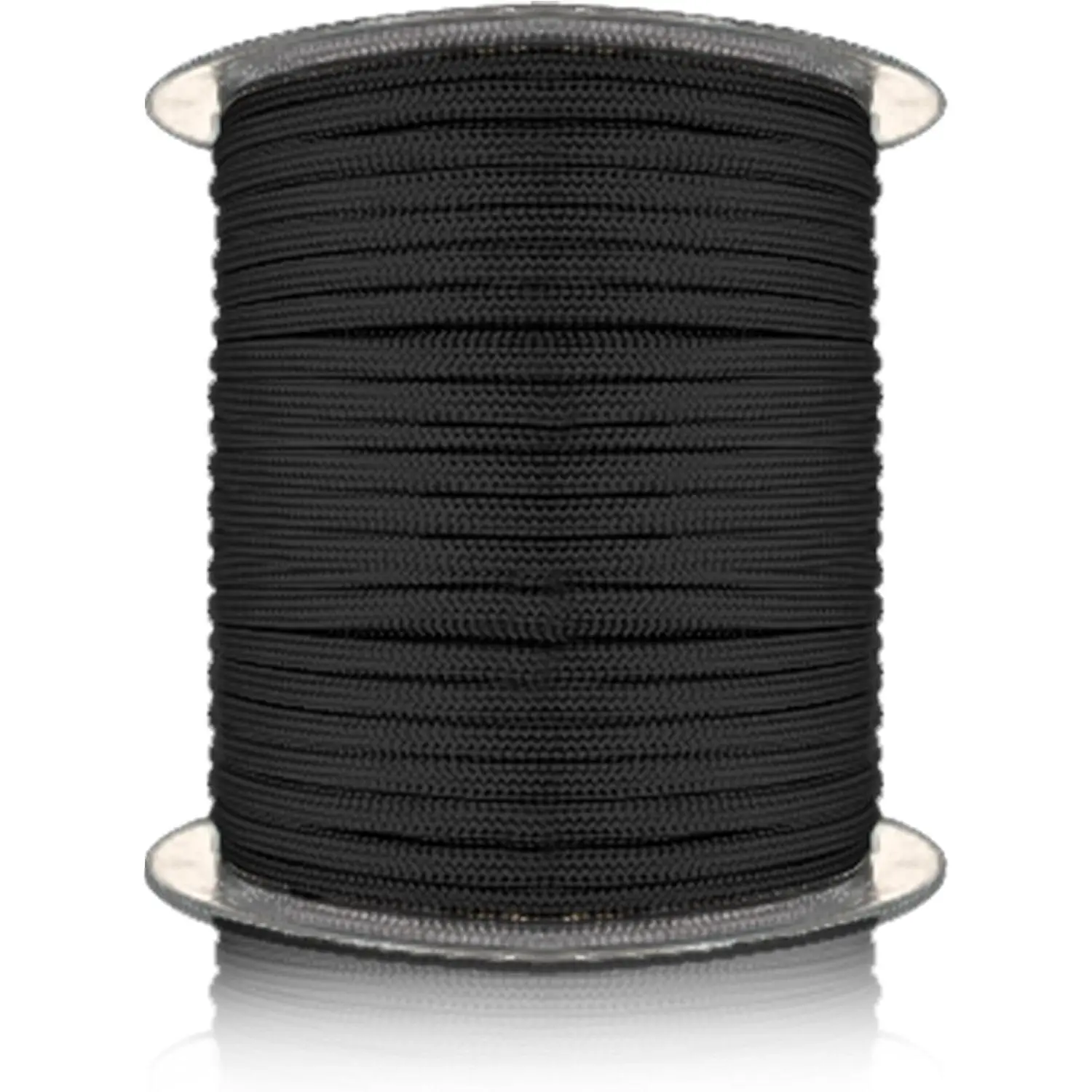 100ft 550lb Paracord Parachute Cord - 7 Strand Paracord Rope, Parachute Cord,  Paracord,  Cord, for Hiking, Outdoor, Camping, Crafting, DIY Projects Black