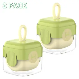 2-Pack Reusable Mini Lint Rollers – Washable Sticky Removers for Pet Hair, Portable for Clothes, Travel & Household，Summervibes