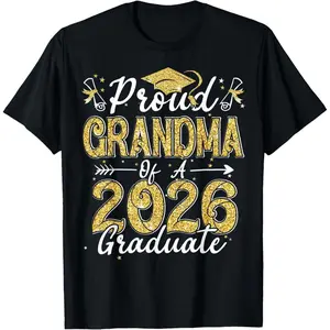 Proud Grandma of a Class of 2026 Graduate T-Shirt