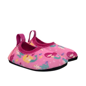 Mermaid Bubbles Aqua Shoes in Pink