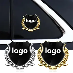 2pcs Car Side Mark Decorative Stickers, Wheat Ear Design, Multiple Car Brands Available, Waterproof Sunproof, Easy to Peel off