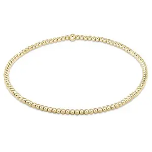 ENEWTON EGIRL CLASSIC GOLD BEAD BRACELET 2MM
