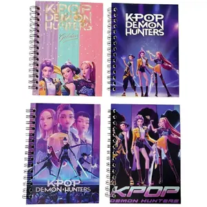 Student A6 Coil Notebook Simple Notebook Class Notes Office Notepad Spiral Bound Notepad