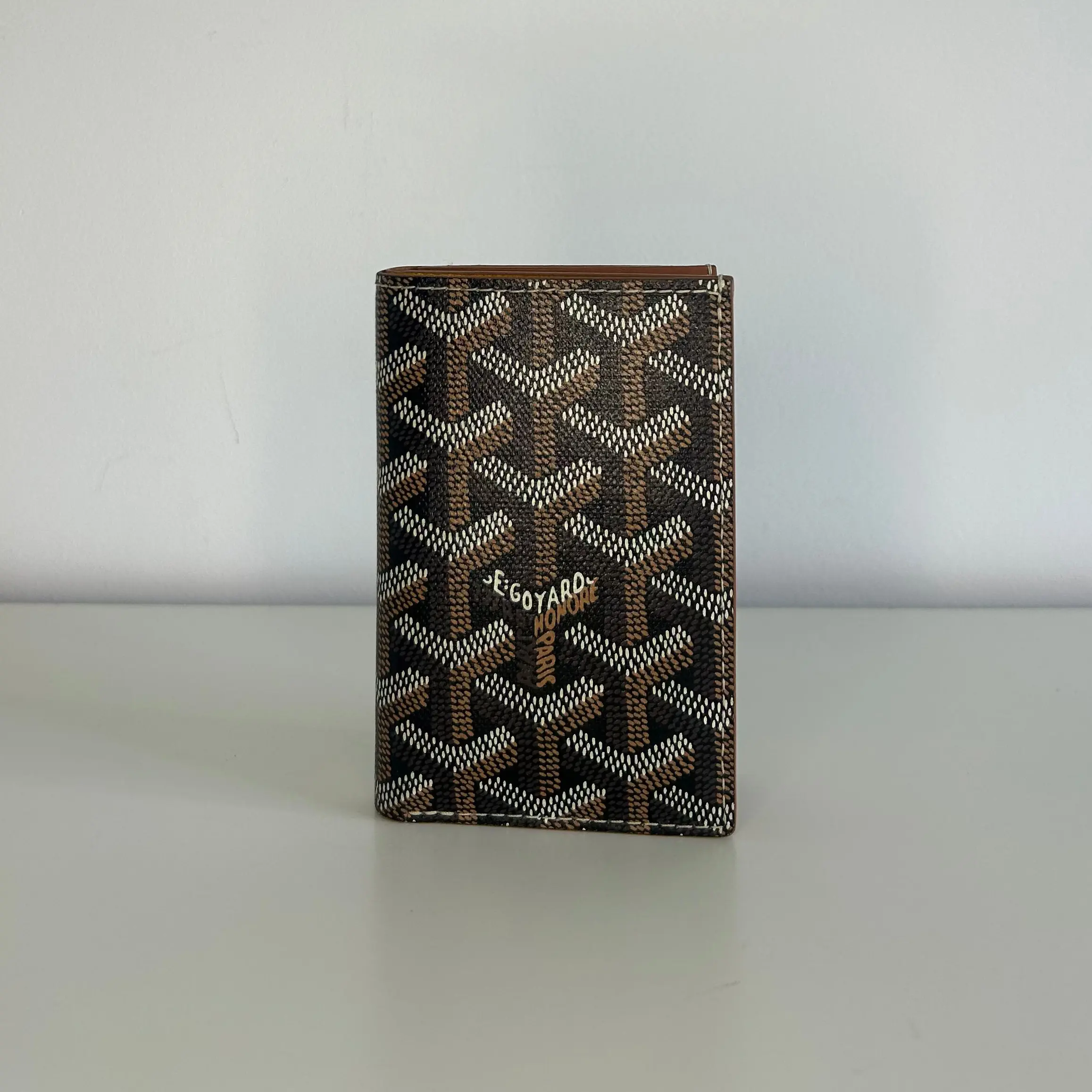 Pre-owned Canvas Small Leather Goods Goyard Goyardine Saint Pierre Card Wallet