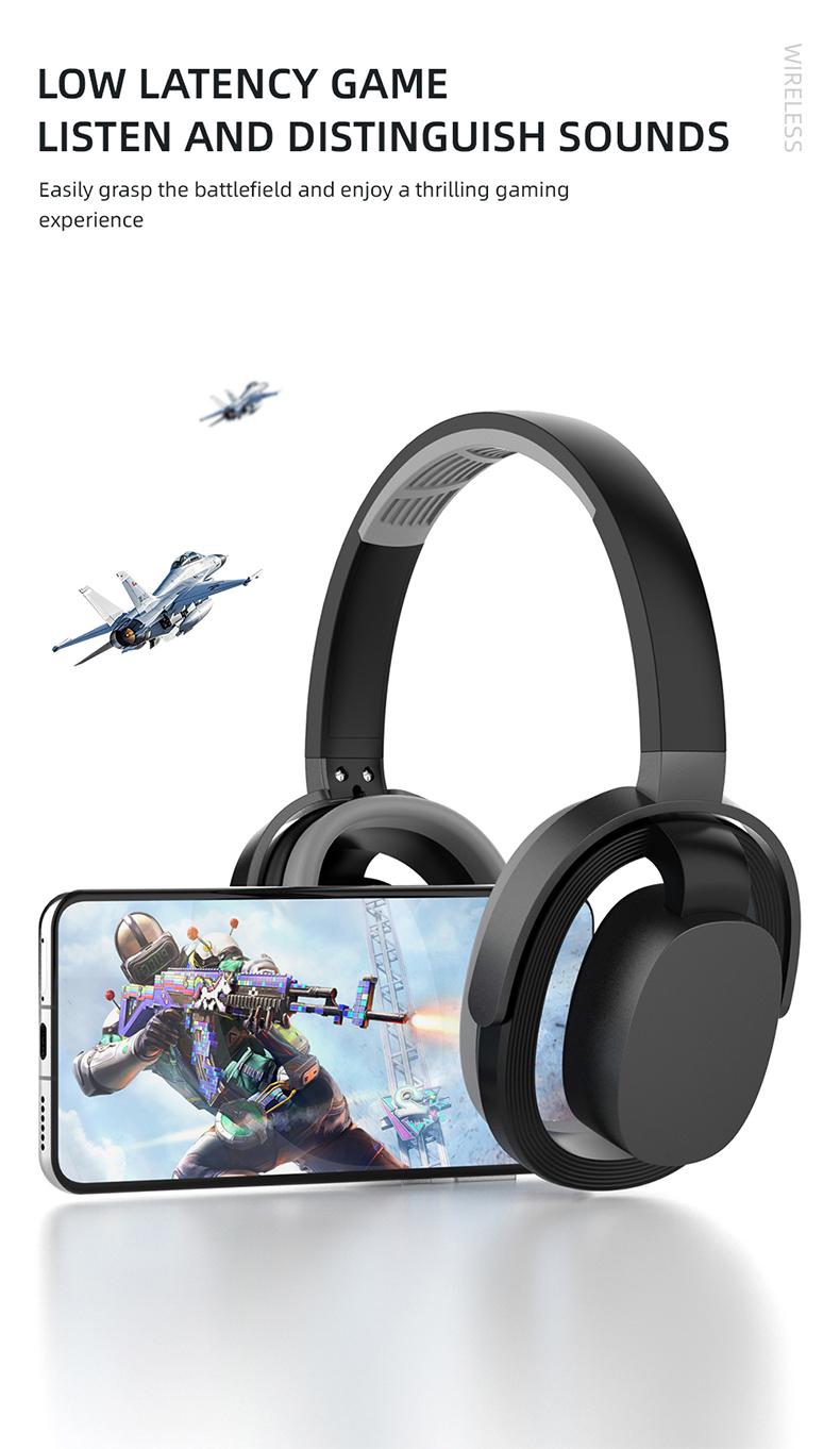 PAXA ZW-083 Headset Bluetooth Headphones，Hollow Earphone Design,Outstanding Acoustic Performance Balance Technology, Low-Latency Sound Image Synchronization, Bluetooth 5.4 Stable Version, 30-Hour Battery Life, Suitable For Work Or Outdoor Activities.