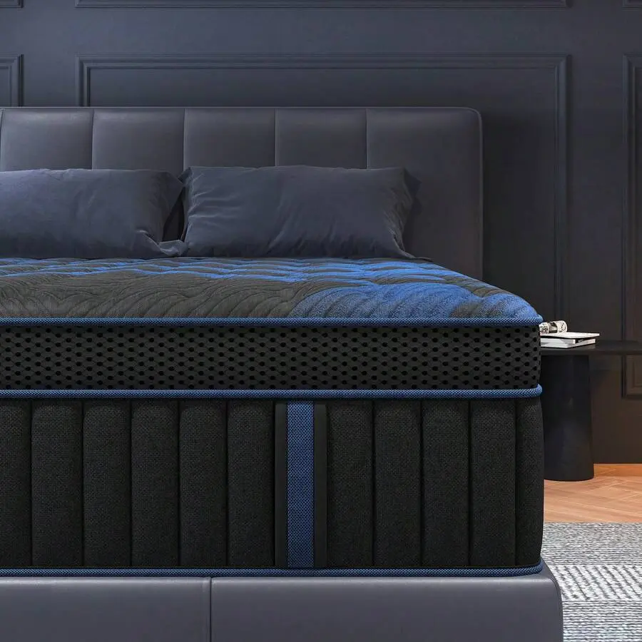 Duchess Luxury  12 Inch Twin Full Queen King Size Mattress In A Box Pocket Spring Gel Memory Foam,Medium Firm  Motion Isolation&Edge Support