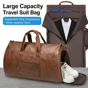 Men & Women Business Travel Suit Storage Bag, Large Capacity Handheld Shoulder Messenger Luggage Bag, Formal Attire Organizer