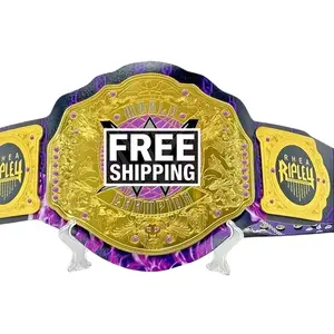 Rhea Ripley Women’s Title Belt Replica – World Heavyweight Championship Belt – Adult Size Wrestling
