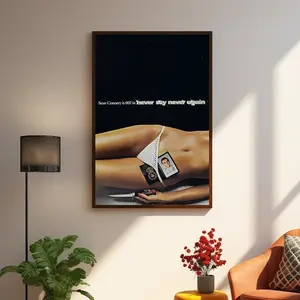 007 James Bond Never Say Never Again Movie Poster