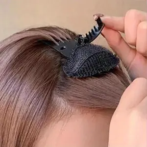 Vintage Style Invisible Hair Clip - Fluffy Sponge, Adds Volume to Front Hair Line, Perfect for Bun Styling - Women's Hair Accessory