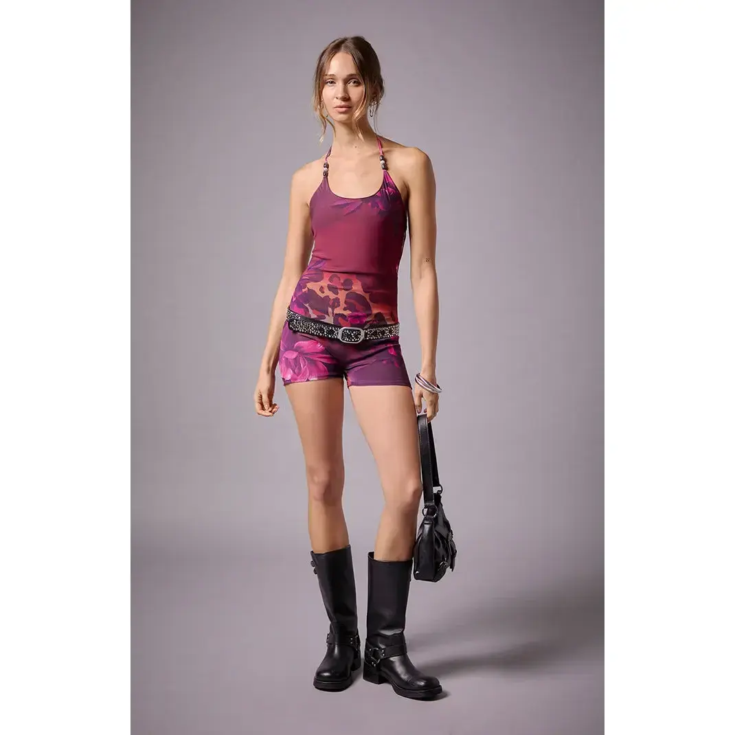 Third Charm Women's Floral Corinne Romper