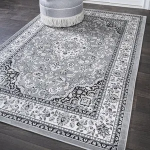 JONATHAN Y Palmette Modern Persian Floral Area Rug; for Living Room, Kitchen, Bedroom, Dining Room, Office