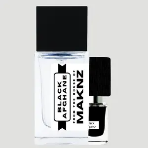 MAKNZ BLACK AFGHANE Unisex Fragrance - amber, smoky, woody, oud, balsamic, green, aromatic, warm, spicy